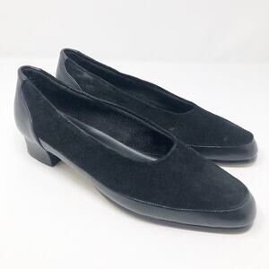 Beacon Euroflex Leather Suede Round Toe Shoes Size 9.5